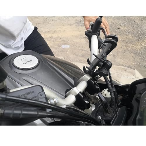 Elevadores manillar TRK 702X negros de extensión con abrazadera de soporte adaptadora 4