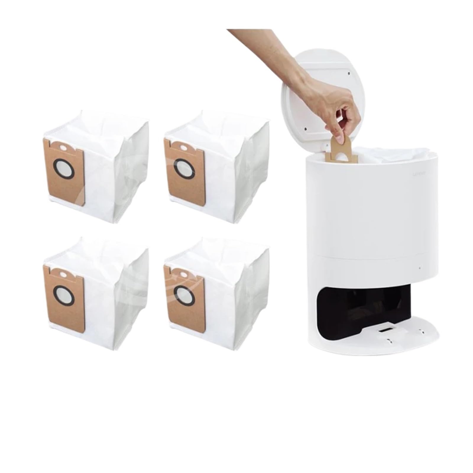Bolsa For Polvo De Tela No Tejida Compatible con Aspiradora Lenovo, Repuestos Profesionales De Alta Capacidad(10PCS)