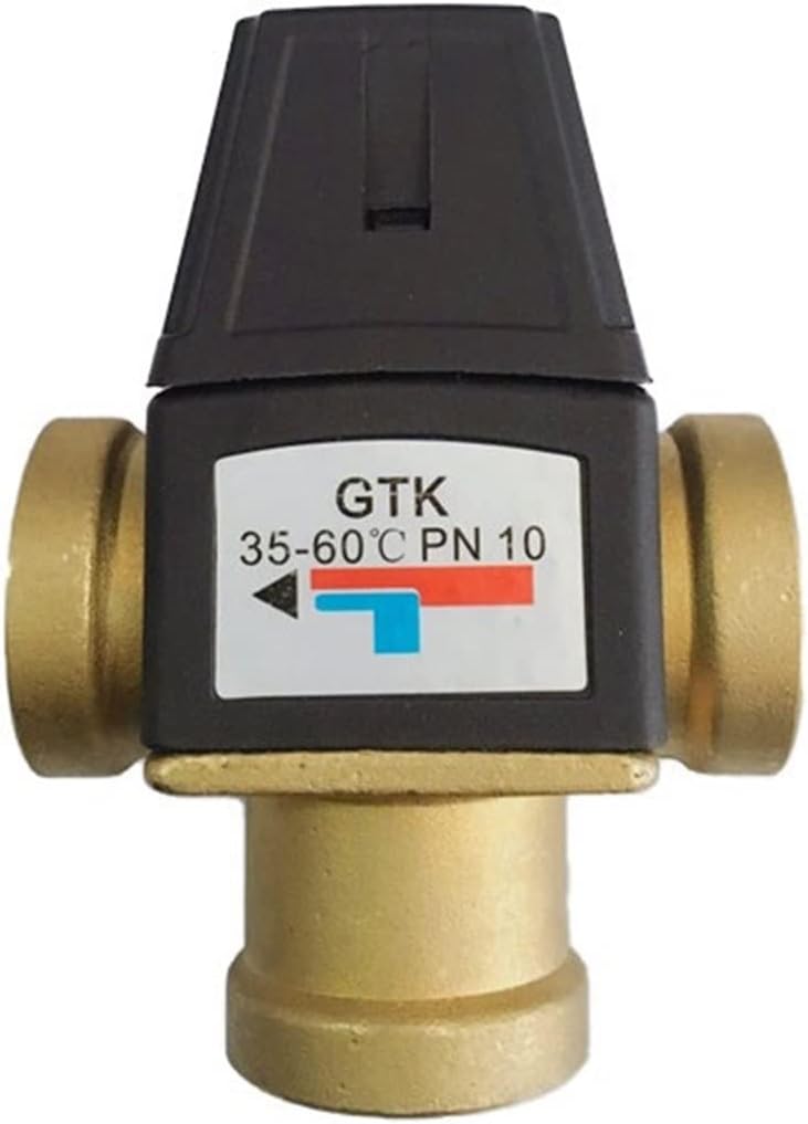 3 Way Brass Female Thread Thermostatic Mixing Valve DN20