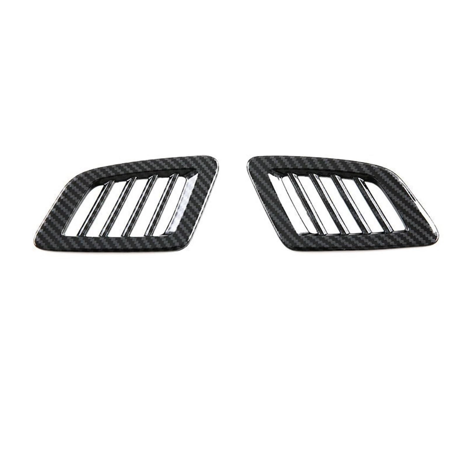 QBKGMEWCA Kit Front Upper Air Vents Interior Decorative Trim Compatible for CR-V HR-V 2023(Type1 pcs2)