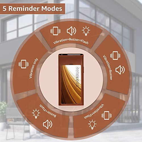 Retekess T116 Social Distancing Buzzer,Pagers For Restaurants,5 Calling Modes,Low Battery Reminder,20 Pagers For Hospital,Restaurant,Coffee Shop #TOP2