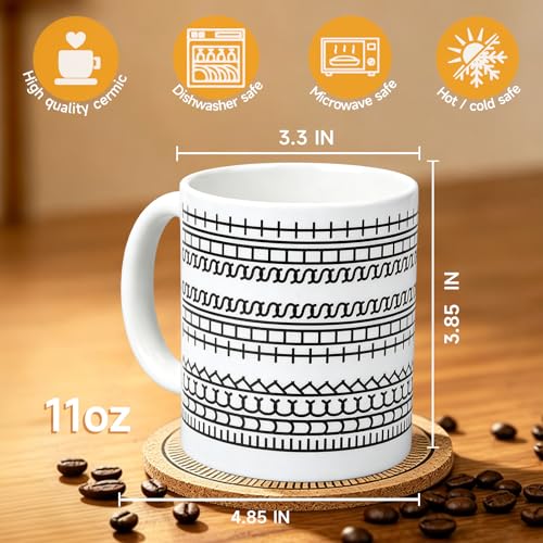 Taza Divertida Cerámica 11oz Lovyi Blanco miniatura 5