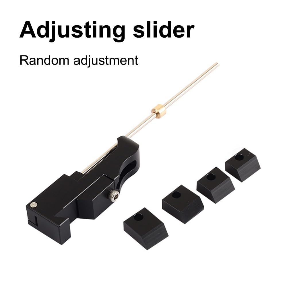 DONGKER Juego de clicker de flecha con arco, juego de clicker de arco recurvo ajustable, clicker de arco recurvo para tiro con arco