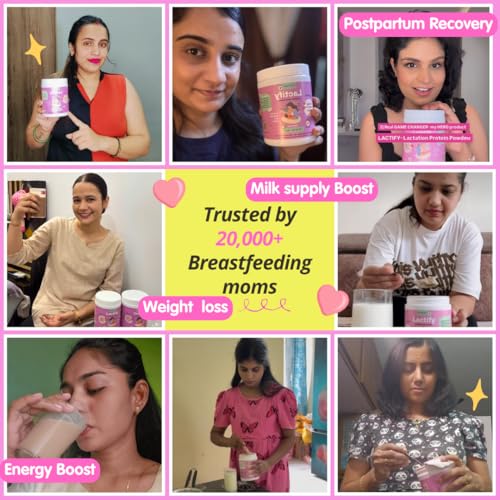 Image of Lactify Lactation Protein Powder with Shatavari to increase Breast Milk for Feeding Mothers 325 g Chocolate Flavour | Mother's Recovery & Weight | No Refined Sugar & Preservatives