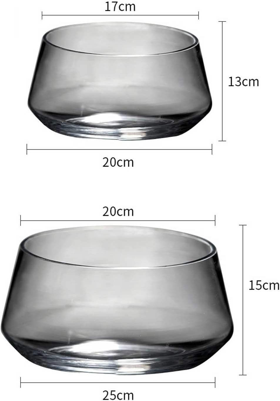 Fish Bowl Home Living Room Office Desktop Glass Fish Tank Transparent Glass Small Turtle Tank Feng Shui Attract Wealth Decoration Home Desktop Small Aquarium Fish Tank Aquariums(25x15x20cm)