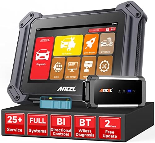 ANCEL V6 Plus Bluetooth OBD2 Scanner Diagnostic Tool, Full System Car Scanner Diagnostic for All Cars with 25+ Service ABS Bleed/TPMS/EPB/DPF/Battery, Professional Escaner para Autos Code Reader