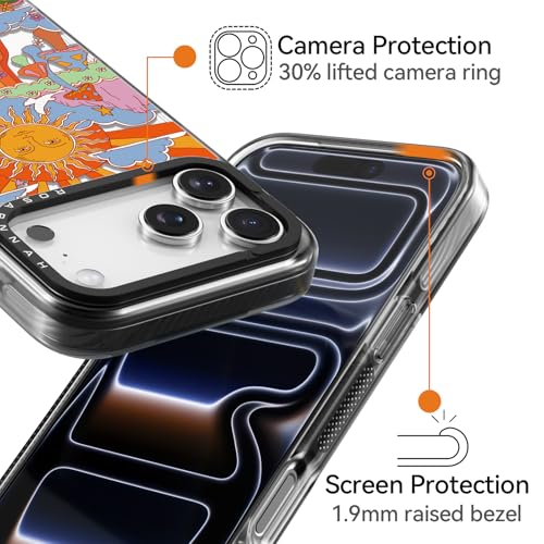 Coque iPhone Pro robuste Rosarnnah protège des chutes de 2 mètres - 4
