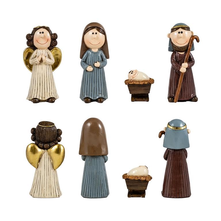 DRW Mysterium Birth 4 Piece Extended Children's Style Resin Hand Painted 15cm