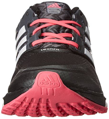 adidas Performance Women's Response Boost Techfit Running Shoe, White/Metallic Silver/Light Onix 
