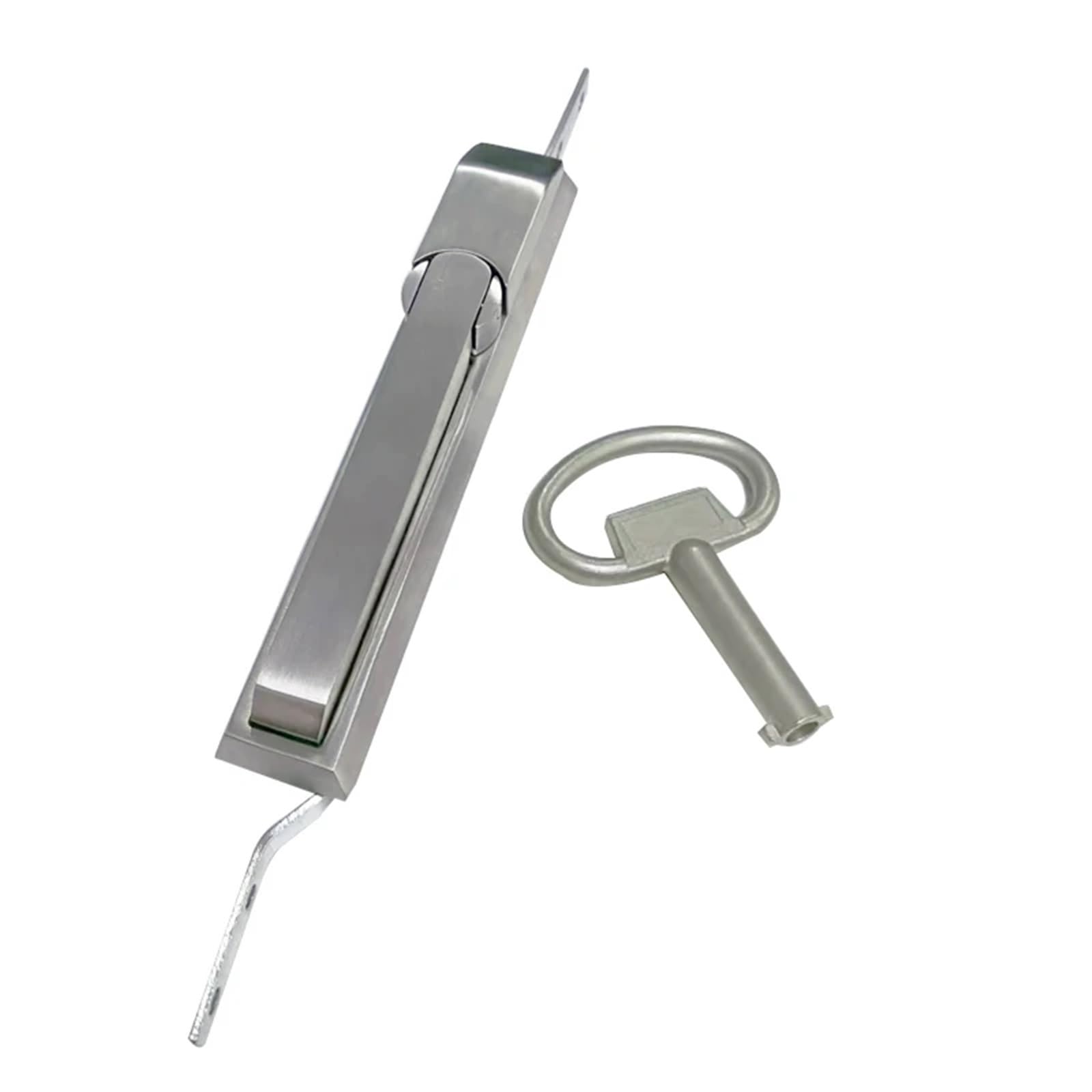 1Set Pleuel Schloss Edelstahl Verteilerkasten Schloss Schaltschrank Schalter Elektrische Schrank Werkzeug Box Schloss Türschloss(MS830-2- Stainless)