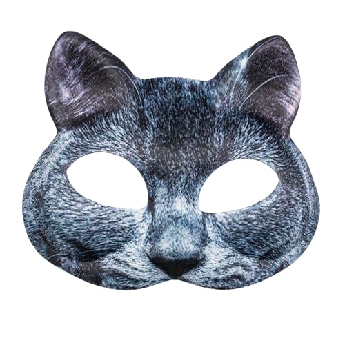 Boland 56740 - Augenmaske Katze, Tiermaske, Maske für Kostüme, Karneval, Mottoparty und Halloween