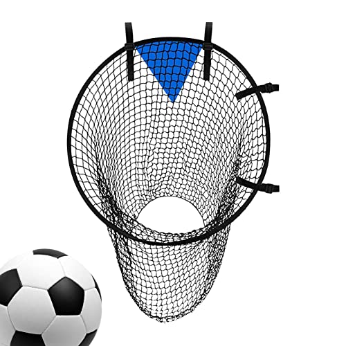 Football Target Net, Soccer Target Goal Net Soccer Top Bins, Football Throwing Target for Kids Adults, Portable Outdoor Soccer Training Equipment Gesuter