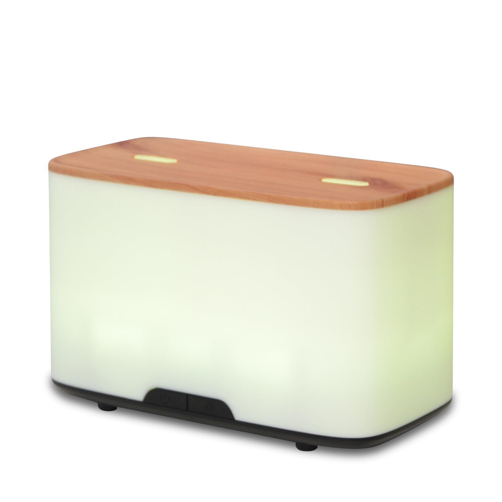 Zen’Arôme Diffuseur Ultrasonique Duo – Diffusion Huiles Essentielles à Froid Aromathérapie – Diffuseur Électrique pour Parfum Maison – Double Réservoir avec Diffusions Indépendantes ou Simultanées