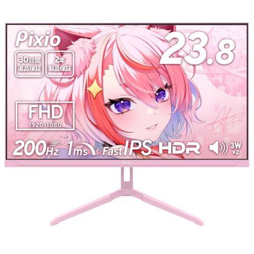 pixio ゲーミングモニター ピンク Amazon.co.jp: Pixio ゲーミングモニター PX248Wave ピンク 24インチ