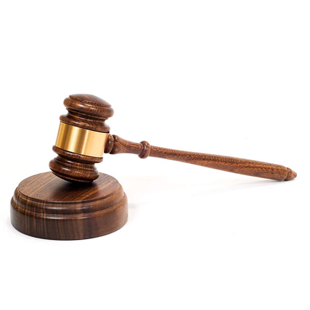 Gavels Fast Engraved Walnut Gavel w/Round Sound Block for Judge Student Auction Meetings Gift