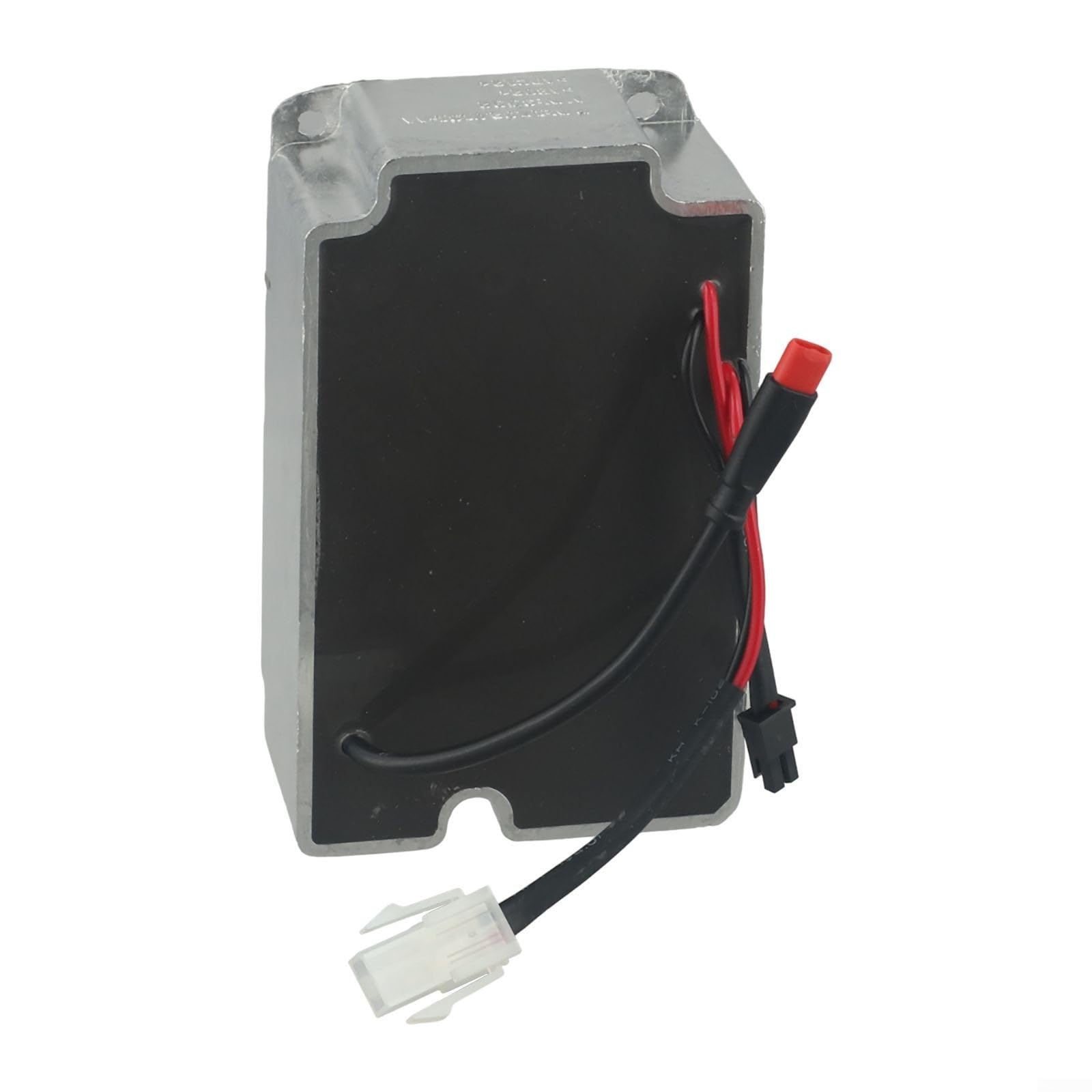 Port de charge intégré en métal compatible avec la trottinette électrique Ninebot Max, prise de rechange argentée pour réparation de chargeur, accessoire de montage 117 x 71 x 43 mm