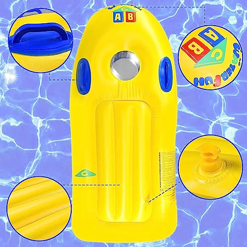 image for Lemotoy Inflatable Bodyboard Kids, Inflatable Bodyboard, Inflatable Su