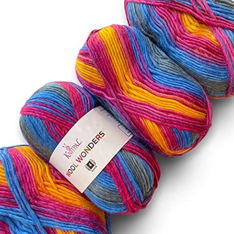 Wool Wonders Self-Striping Variegated Yarn Cover