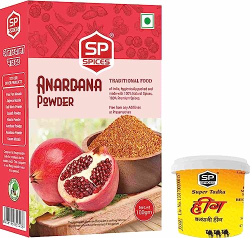 Image of SP Spices Hing & Anardana Combo - Pure, Fresh & Flavorful Spices for Everyday Cooking