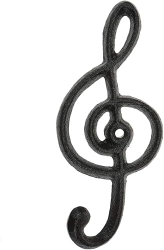 Bitray Ganchos decorativos para colgar en la pared, de hierro fundido, color negro, para colgar en la pared, ropa y gorras Bitray Ganchos decorativos para colgar en la pared, de hierro fundido, color negro, para colgar en la pared, ropa y gorras