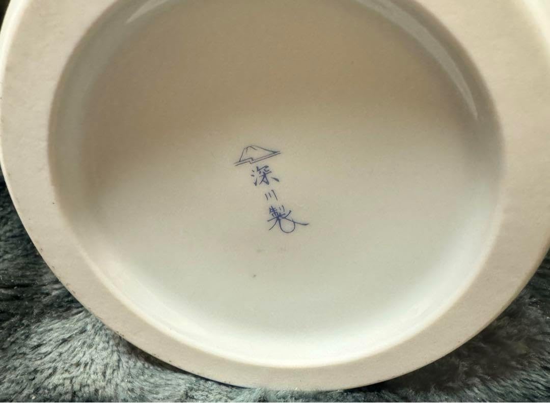 宮内庁御用達 深川製磁　オリエンタルブルヌーボ9号 花生　美品 Amazon.co.jp: 宮内庁御用達 深川製磁 オリエンタルブルヌーボ9