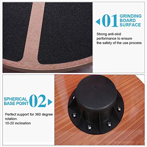 LahAd Balance Board Cuscino Equilibrio Strumenti