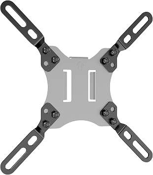 200x200 VESA Adapter Mount Bracket - Fit 23-42 Inch Monitor & TV, Converts 75x75 / 100x100 to 200x200 / 100x200 / 200x100 Patterns, Supports up to 66 lbs Load, Black