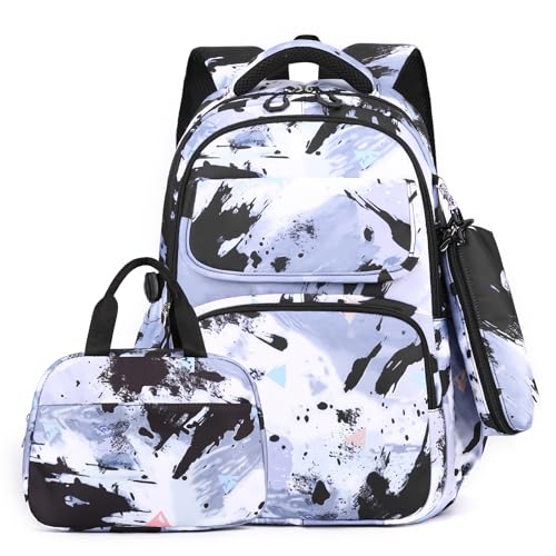 Sac à dos nylon noir fille pour organiser les cours et garder le repas au frais