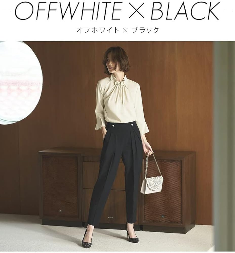 Amazon | [ルイ ルエ ブティック] パール ポイント ブラウス