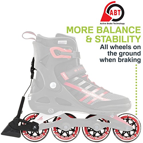 Rollerblade Macroblade 80 ABT Patines en línea, Hombre, MACROBLADE 80 ABT, Negro/Azul, 295