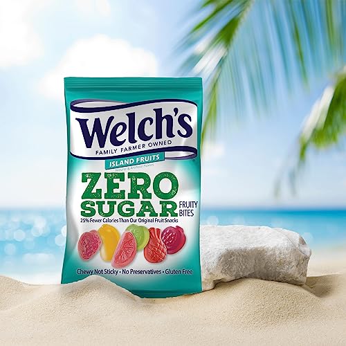 Welch’s Fruit Snacks, Zero Sugar Variety Pack With Mixed Fruit, Berries 'N Cherries & Island Fruits, Gluten Free, 3 Oz (Pack Of 12) #TOP6