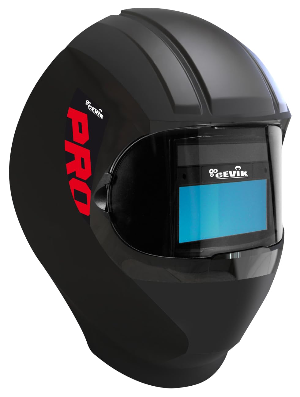 CEVIK PRO - CE-PE450S - Professional Automatic Welding Helmet - Variable Auto Darkening DIN9/13 - Welding Mask with Viewing Area of 92x42cm - Screen for MMA/TIG/MIG Welding