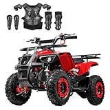 Kids 4 Wheeler 50cc Gas ATV Gas Powered Four Wheeler with...