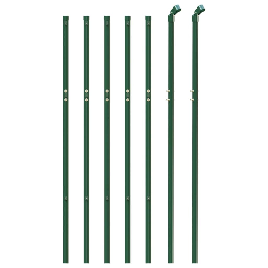 Genérico Cerca de Alambre Verde 0,8x10 m,Bricolaje,Vallas de jardín,Paneles de Vallas,Verde,11.4 kg,153904