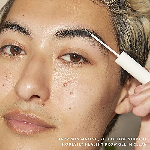 Honest Beauty Honestly Healthy Brow Gel for Fuller Looking Brows | Strengthens + Adds Volume | Castor Oil + Red Clover Extract | EWG Verified, Vegan, Cruelty Free | Clear, .05 fl oz - Thumbnail 4