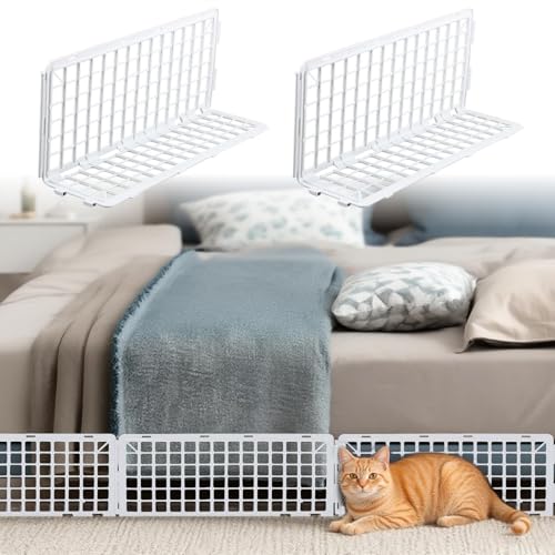 Bloqueo bajo sofá transparente y barrera para gatos en casa o apartamento 7