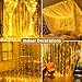 Joycome Lichtervorhang Innen Aussen 3m x 3m 300 LED Lichterketten Vorhang mit Stecker, 8 Modi Wasserdicht Lichterkette Wand für Zimmer Balkon Party Pavillon Decke Terrassen Hochzeitsdeko (Warmweiß)