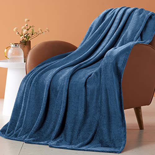 Beautex Fleece Blanket King Size Super Soft Flannel Throw Blanket Lightweight Fuzzy Plush Blanket For Couch Sofa Or Bed All Seasons (Dusty Blue, 108" X 90") #TOP16