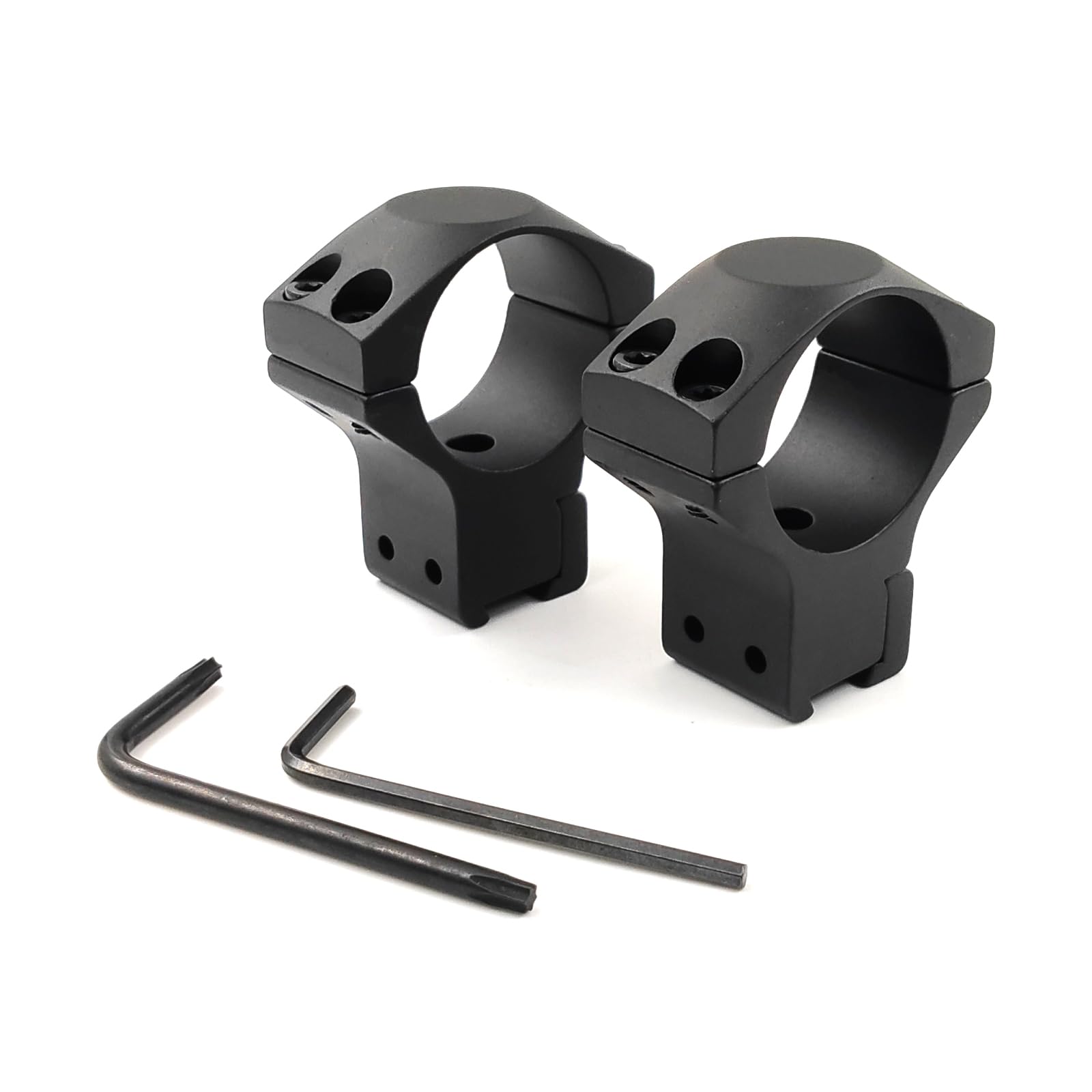 Yatrouys 30mm Diameter Dovetail Scope Ring Set for 3/8