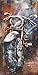 Produktbild The Wood Times Wandbild XXL 3D Metallbild Motorbike Metallbild Modern, BxHxT 70x140x3 cm