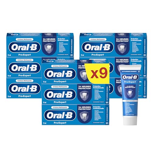 Oral-B Dentifrice Pro-Expert, Conçu Pour Protéger Les Gencives, Contre Taches En Surface, Brossage Des Dents Pour Une Protection Professionnelle, Pack XXL...