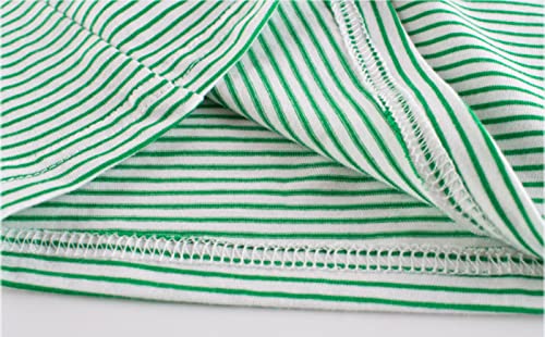 Toddler Kids Baby Boys Girls Striped Short Sleeve Crewneck T Shirts Tops Tee Clothes for Children Youth3