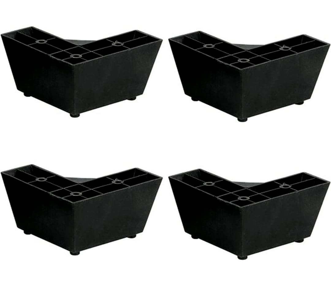 Zohra Hardware Heavy Duty L Shape Unbreakable Plastic (PVC) Corner Sofa Leg Height Increase Sofa & Furnitures 3 Inch Height Pack of 4 Pcs with Screw use for Shelf, Table, Sofa, Cabinet (B0BH2PPZG8) Amazon Price History, Amazon Price Tracker