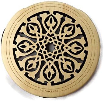 New Lute Hole Soundhole Cover Acoustic Electric Guitar Feedback Buster 01 Maple Amazon Co Uk Musical Instruments