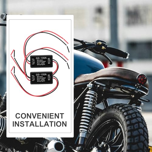 image for WINOMO 2pcs Flash Strobe Controller Car Flasher Module for Brake Light