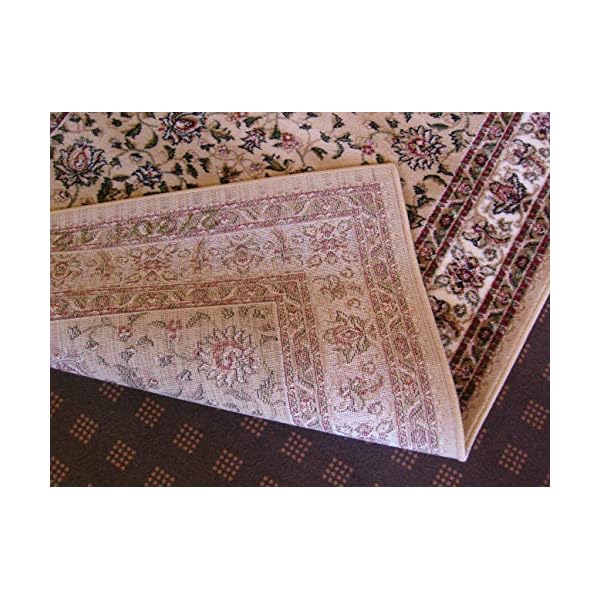 oKu-Tex Orientteppich, Galerie, Teppichläufer, Delhi, beige - Creme, 80 x 240 cm, gewebter Teppich, Florales Design… – Bild 4