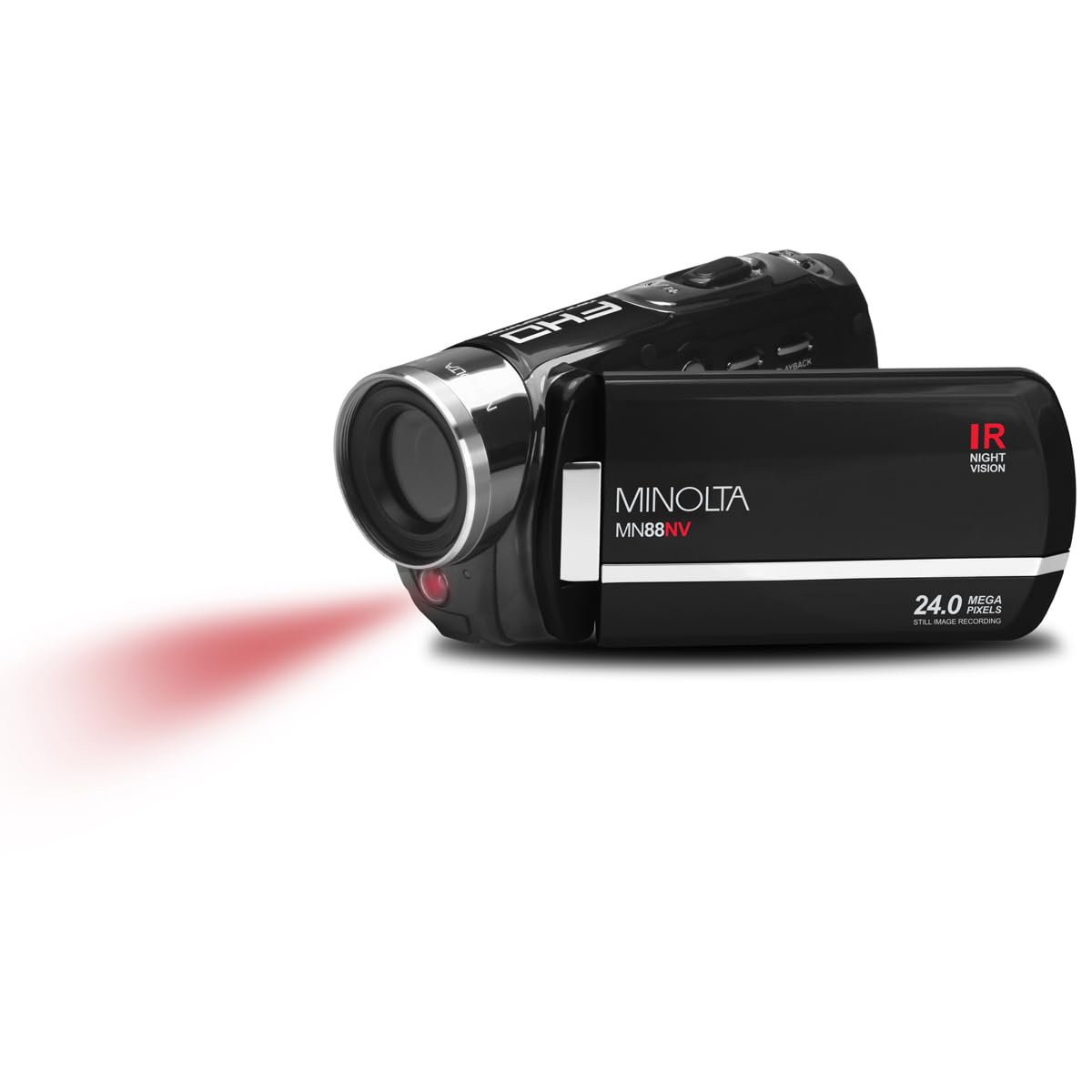 MINOLTA カメラ Amazon.com : Minolta Camcorder - 1080p Full HD Video, 24MP Photos