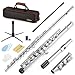 SONICAKE Closed Hole 16 Keys Flute, Silver-plated C Flutes