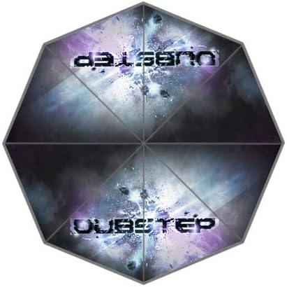 Dupstep Series Electronic Music Fan Gorgeous Design Aluminum Totes Custom Compact Auto Automation Foldable Sunny & Rainy Umbrella