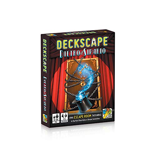 DV Giochi Deckscape - Fuga Da Alcatraz – Gioco Di Carte Escape Room Da 1 A 6 Giocatori